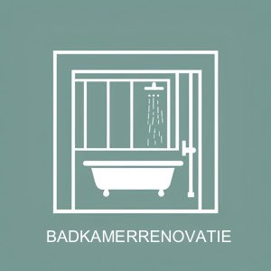 icoon voor badkamerrenovaties